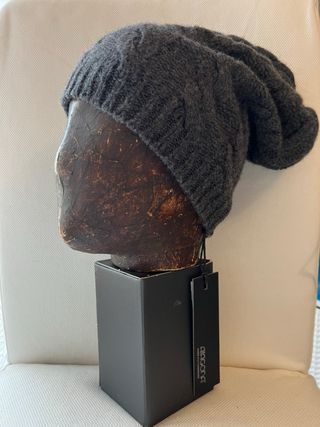 Cappello Aragona 100% Cachemire Grigio