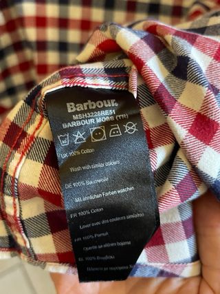 Camicia Barbour a quadri taglia S