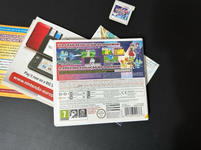 Pokémon Y Nintendo 3DS Juego y Manual