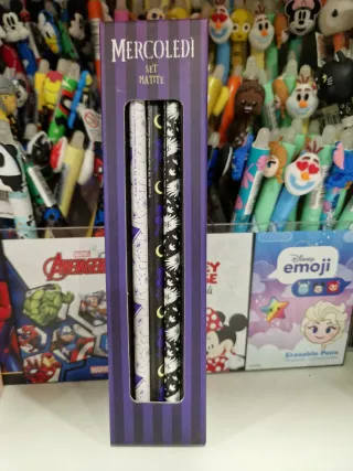 Tris matite Mercoledì Addams