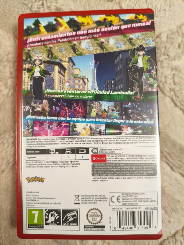 Leyendas Pokémon Z-A Nintendo Switch 2 Ed.