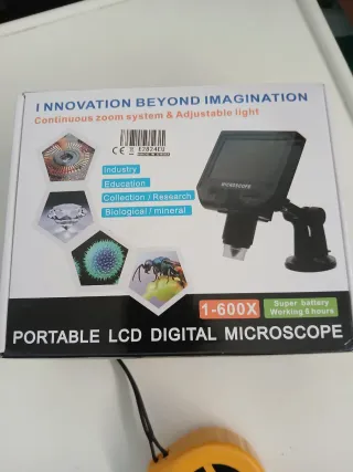 Microscopio Digital LCD Portátil 1-600X