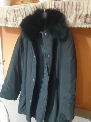 Cappotto donna con collo pelliccia