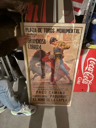 Manifesto Corrida Toros Monumental Anni 70