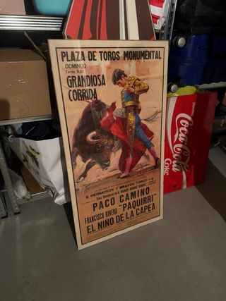 Manifesto Corrida Toros Monumental Anni 70