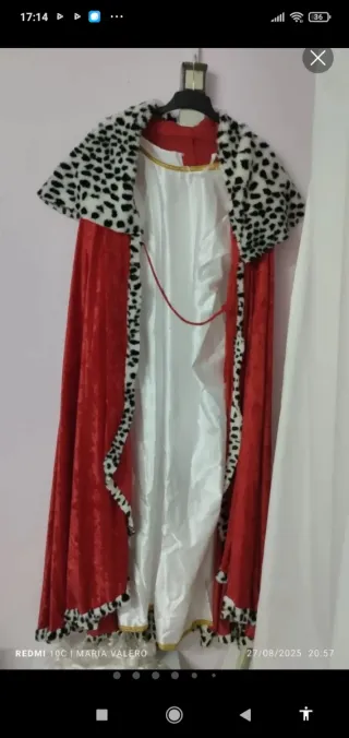 Traje Mamá Noel y Rey Mago Dorado