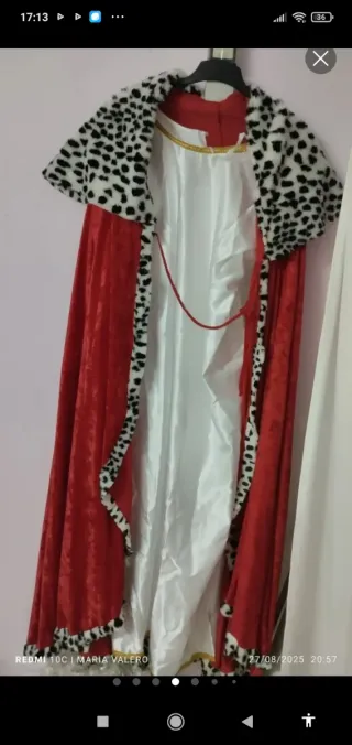 Traje Mamá Noel y Rey Mago Dorado