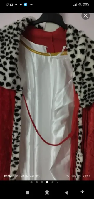 Traje Mamá Noel y Rey Mago Dorado