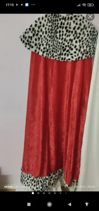 Traje Mamá Noel y Rey Mago Dorado