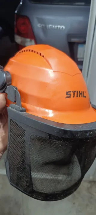 Casco Stihl Naranja con Orejeras