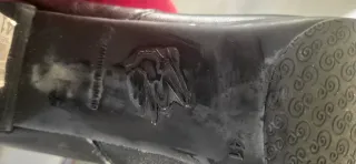 Botas de cuero negras