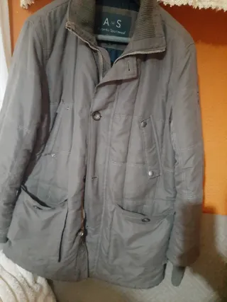 Cappotto uomo A-S Taglia L Grigio
