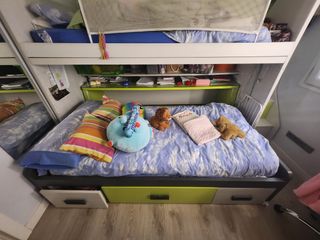 Literas con escritorio