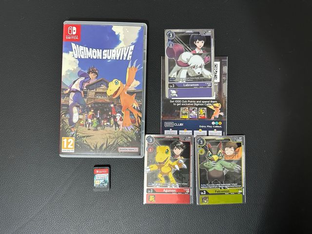 Digimon Survive Nintendo Switch + Cartas