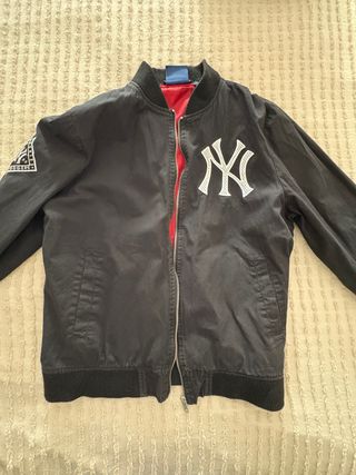 Chaqueta NY Yankees Béisbol Negra Roja