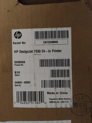 Plotter HP T630 24 Nero/Grigio