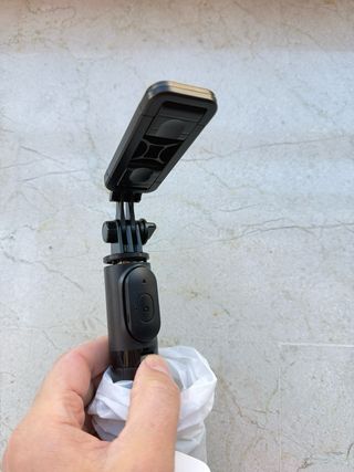 Trípode Soporte Móvil Negro y Blanco