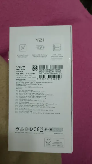 Vivo Y21