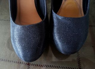 Zapatos MILAYA tacón plataforma brillos T. 41