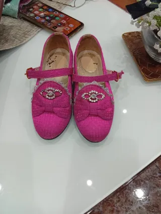 Traje Fallera Niña Beige y Rosa