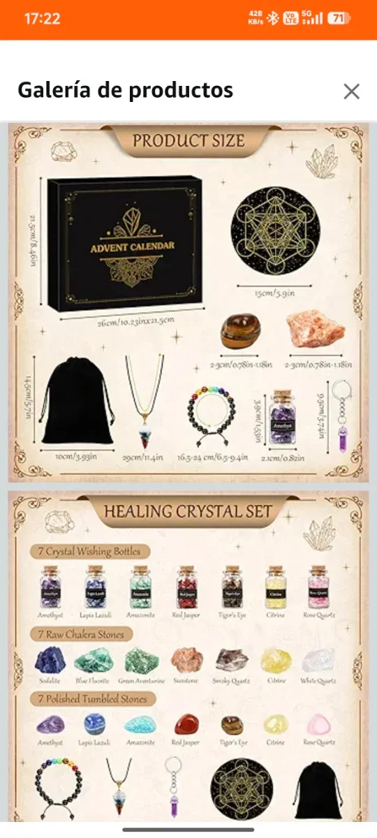 Calendario Avvento Minerali Nuovo