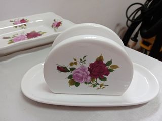 Set Tavola Porcellana Rose