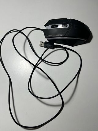 Ratón Gaming con USB | Diseño Negro con luces led