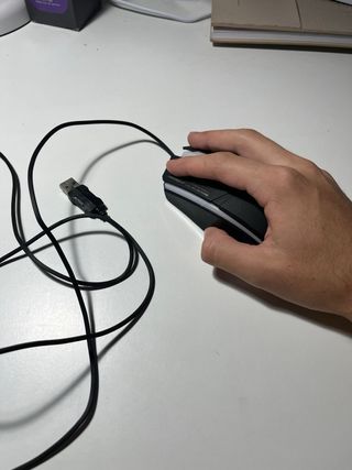 Ratón Gaming con USB | Diseño Negro con luces led