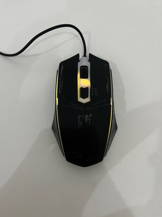 Ratón Gaming con USB | Diseño Negro con luces led