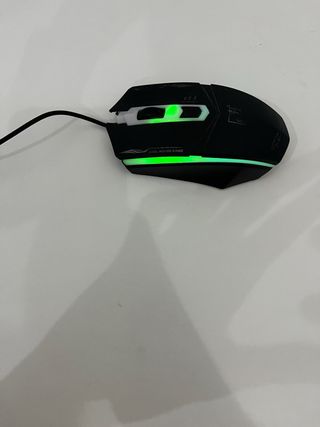 Ratón Gaming con USB | Diseño Negro con luces led