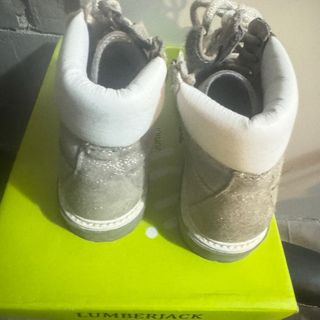 Stivali Lumberjack Argento Glitter Bambina