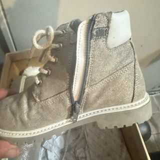 Stivali Lumberjack Argento Glitter Bambina