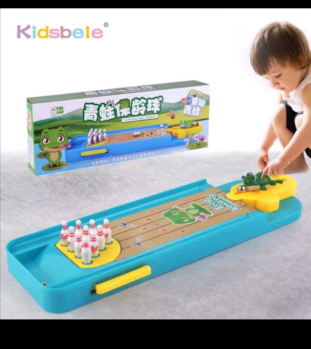 Juego de bolos infantil Frog Bowling