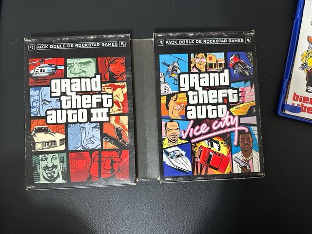 Pack Doble GTA PS2: GTA III y Vice City