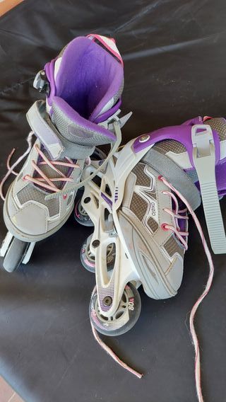 Patines en línea Oxelo morados talla 35-38