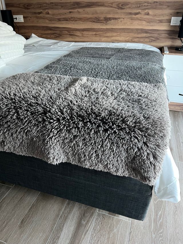 Alfombras de baño grises (2 unidades)