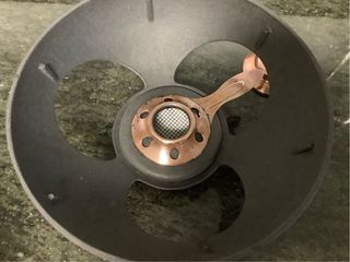 Olla Le Creuset Naranja con Hornillo