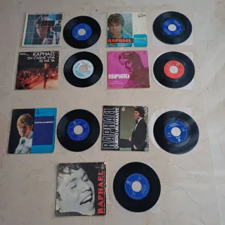 7 Discos Vinilo Raphael