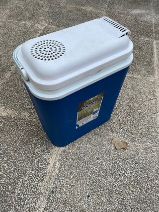 Frigorifero Elettrico da Campeggio Blu Bianco