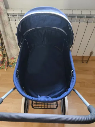 Coche de Capota de Juguete Azul
