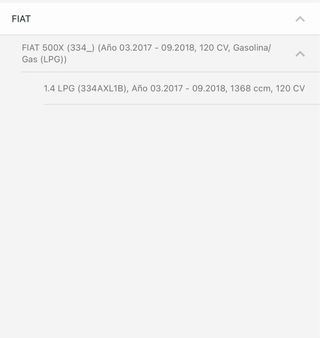 AJUSA 50523700 – Fiat 500X 1.4 LPG/120CV