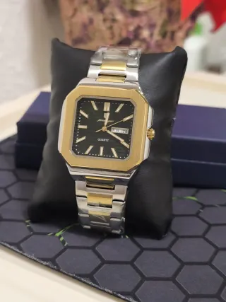 Reloj Hombre Oro y Plata