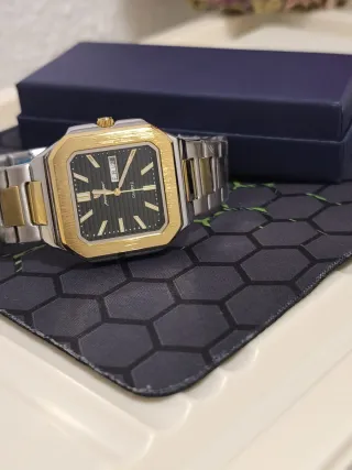 Reloj Hombre Oro y Plata