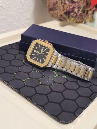 Reloj Hombre Oro y Plata