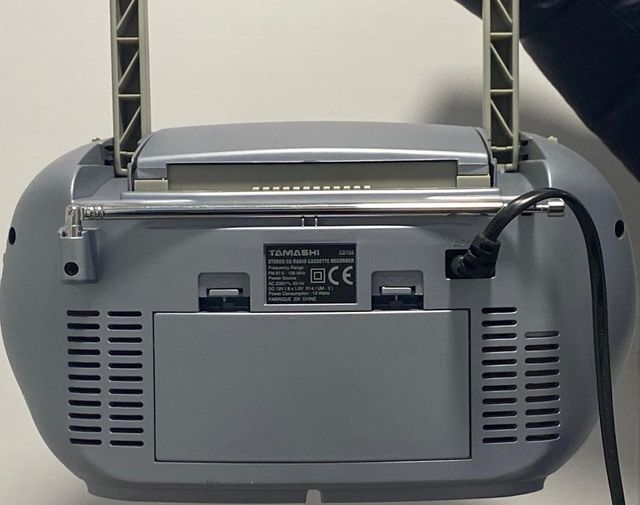 Radio CD y Cassette Plata