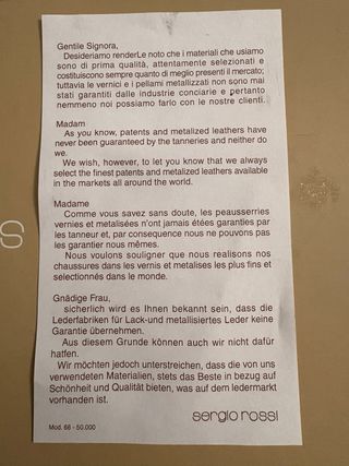 Décolleté Sergio Rossi pelle lucida rossa