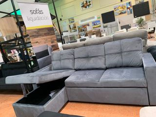 Sofá Pau Gris con Arcón