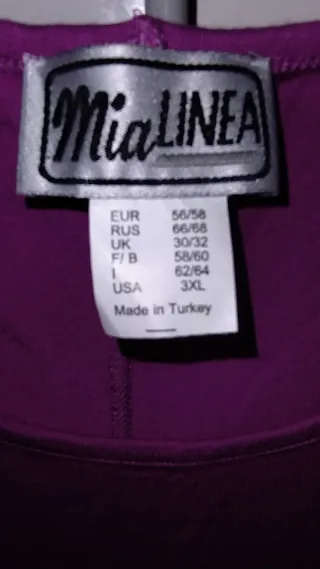 Maxi maglia fucsia stampa argento taglia unica