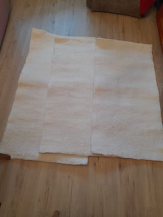 Conjunto 3 alfombras dormitorio