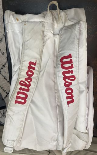 Paletero Padel Wilson Team Blanco/Rojo